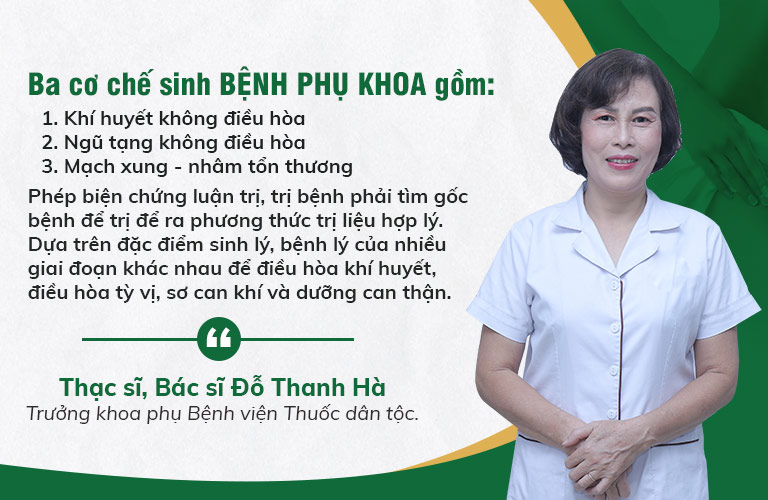 Nguyên tắc điều trị bệnh phụ khoa theo YHCT