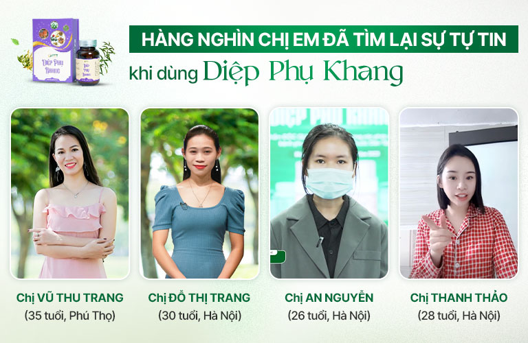 Chị Thảo và rất nhiều chị em khác đã dùng Diệp Phụ Khang và "trẻ hóa" nhan sắc, lấy lại lửa "yêu" hiệu quả