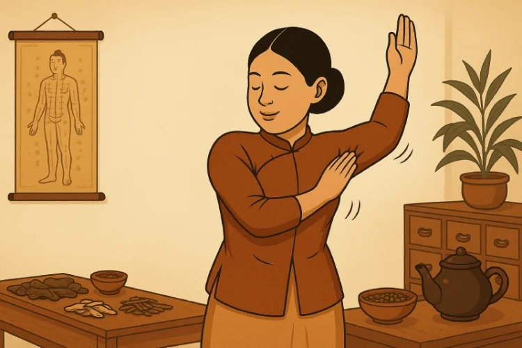 Mỗi sáng vỗ nhẹ vùng nách 36 cái – Bí quyết khai thông khí huyết, nuôi dưỡng tim phổi