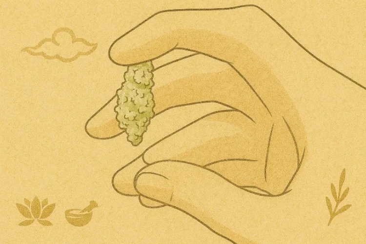 khí hư màu vàng xanh vón cục