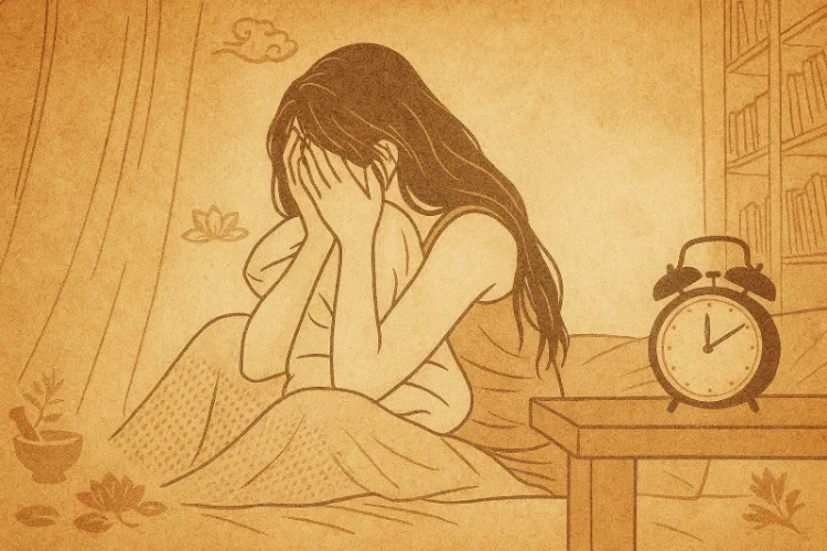 thức khuya, stress kéo dài