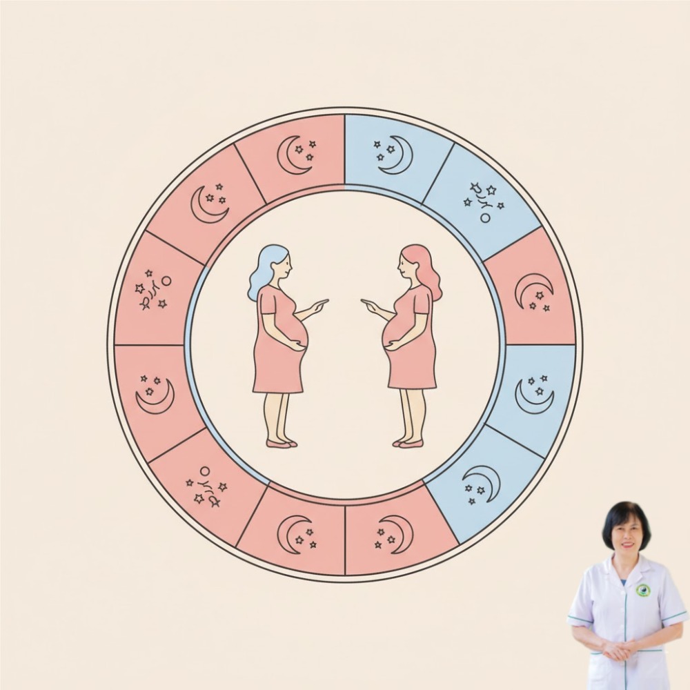 bảng t&iacute;nh trai g&aacute;i theo th&aacute;ng thụ thai