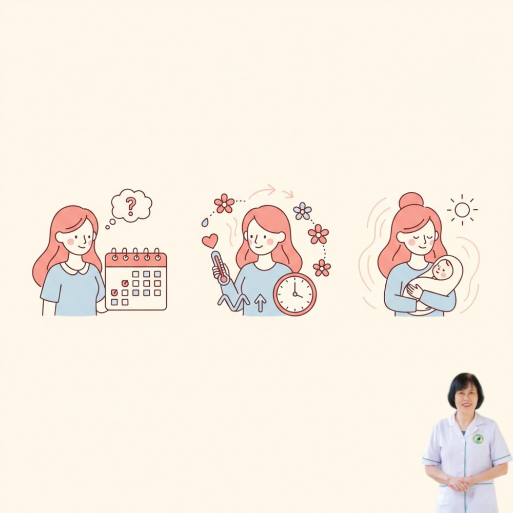 Thấu hiểu v&agrave; t&igrave;m lại sự c&acirc;n bằng: H&agrave;nh tr&igrave;nh t&igrave;m con cho người kinh nguyệt kh&ocirc;ng đềuKhi đối mặt với