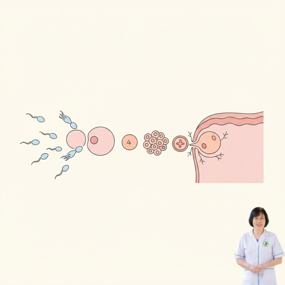 Qu&aacute; tr&igrave;nh thụ thai theo g&oacute;c nh&igrave;n Đ&ocirc;ng y