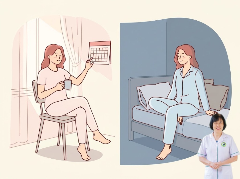 quan hệ s&aacute;ng hay tối dễ thụ thai