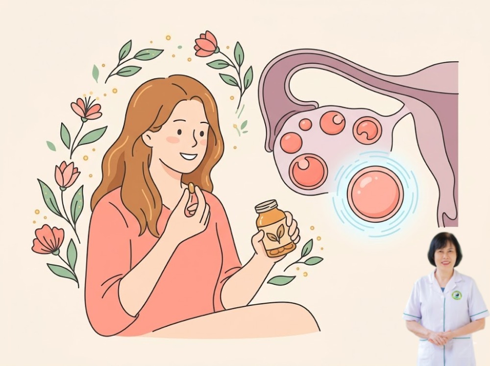 Do đ&oacute;, thuốc bổ trứng tăng khả năng thụ thai trong Đ&ocirc;ng y thực chất l&agrave; những b&agrave;i thuốc c&oacute; t&aacute;c dụng b