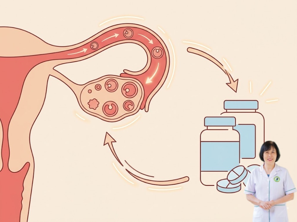 thuốc bổ trứng tăng khả năng thụ thai