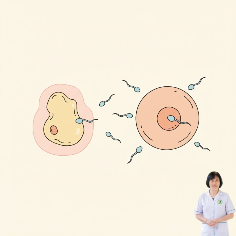 trứng l&eacute;p c&oacute; thụ thai được kh&ocirc;ng