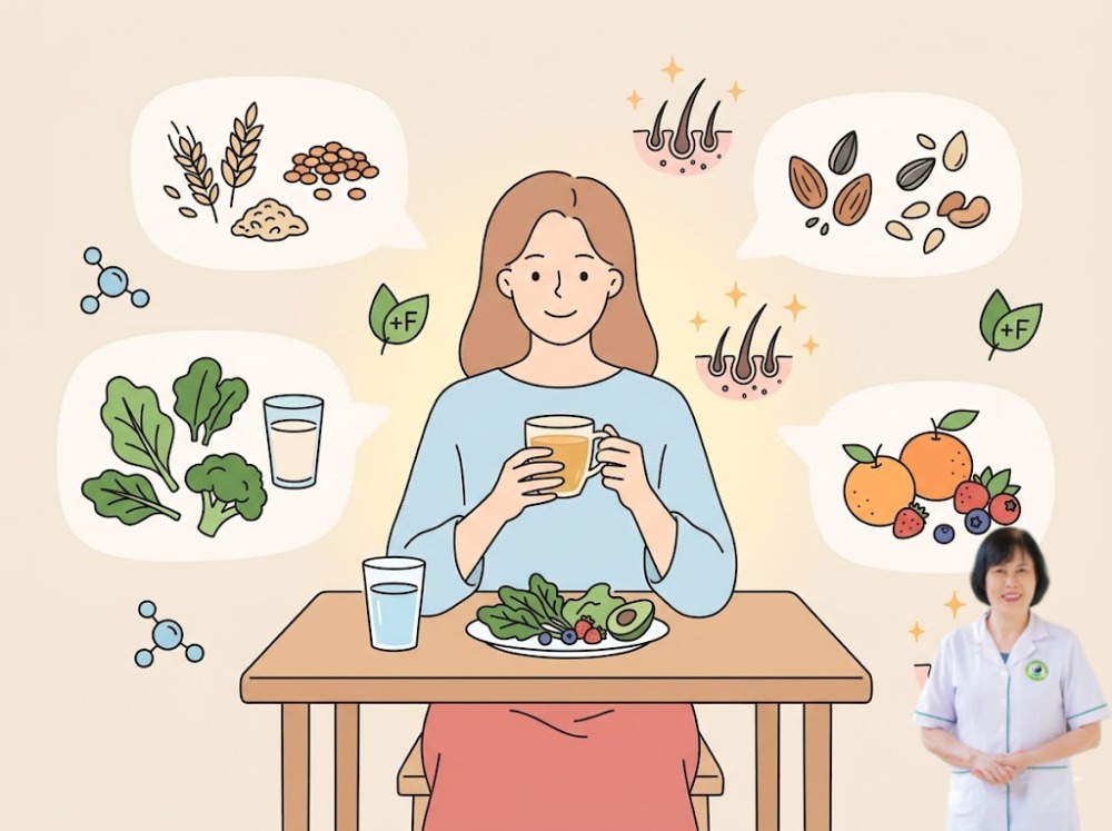 uống g&igrave; để bổ trứng dễ thụ thai