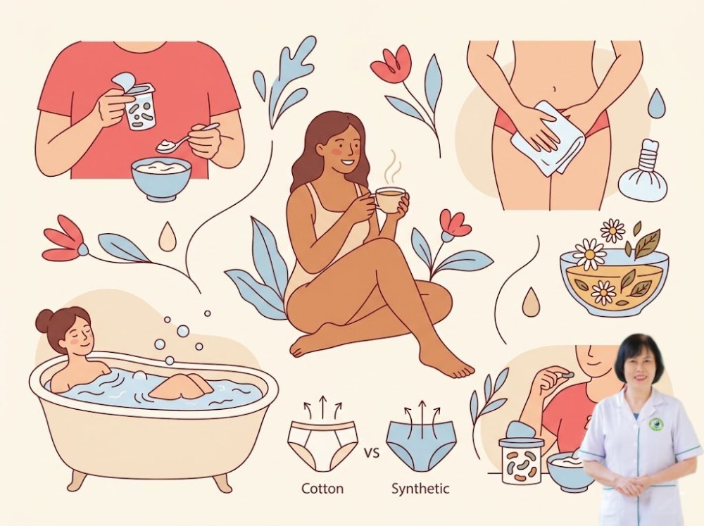 cách chữa viêm phụ khoa tại nhà