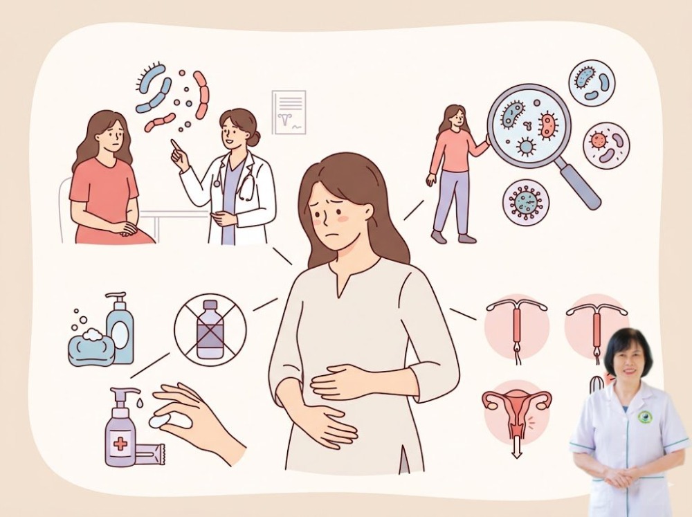 nguy&ecirc;n nh&acirc;n vi&ecirc;m cổ tử cung