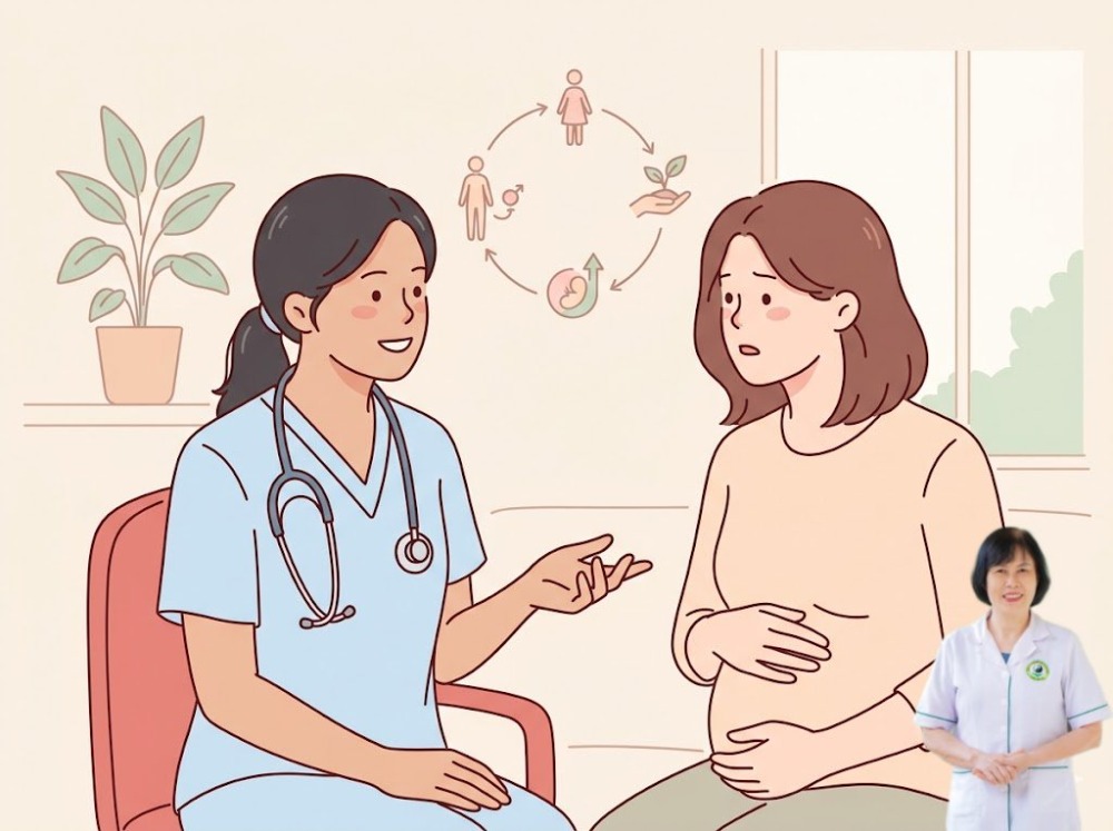 ni&ecirc;m mạc tử cung mỏng c&oacute; thai được kh&ocirc;ng