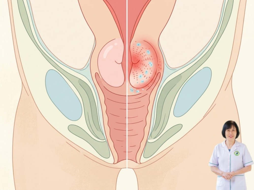 vi&ecirc;m cổ tử cung